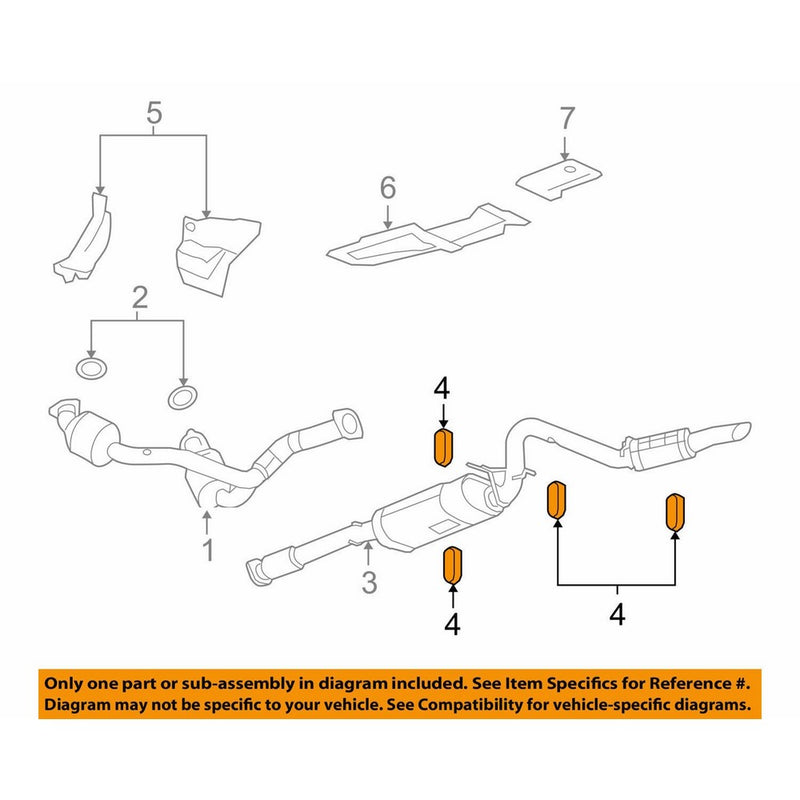 General Motors 15092802, Exhaust System Hanger