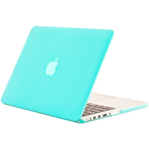 Kuzy - Retina 13-Inch TEAL HOT BLUE Rubberized Hard Case for MacBook Pro 13.3" with Retina Display A1502 / A1425 (NEWEST VERSION) Shell Cover - TEAL HOT