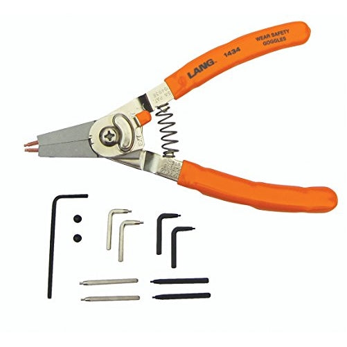 Lang Tools 1434 Internal/External Quick Switch Retaining Ring Pliers and Tip Kit