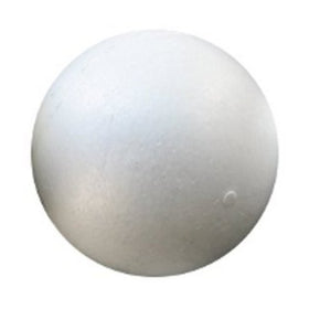 LACrafts Brand Smooth Foam Craft Ball, Polystyrene (Not Styrofoam), 6" H x 6" W, Pack of 12