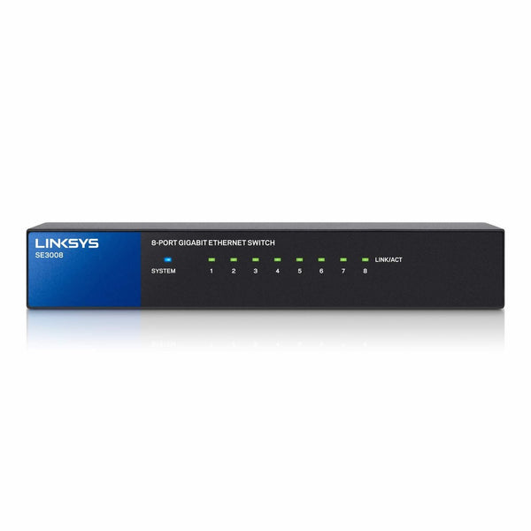 Linksys 8-Port Metallic Gigabit Switch (SE3008)