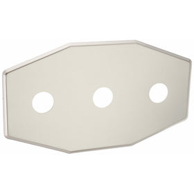 Jones Stephens T73817 3 Hole Stainless Cover Plate, 1 3/8-Inch Diameter