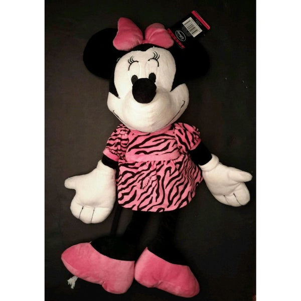 Disney Minnie Mouse Zebra Plush Toy - 20''