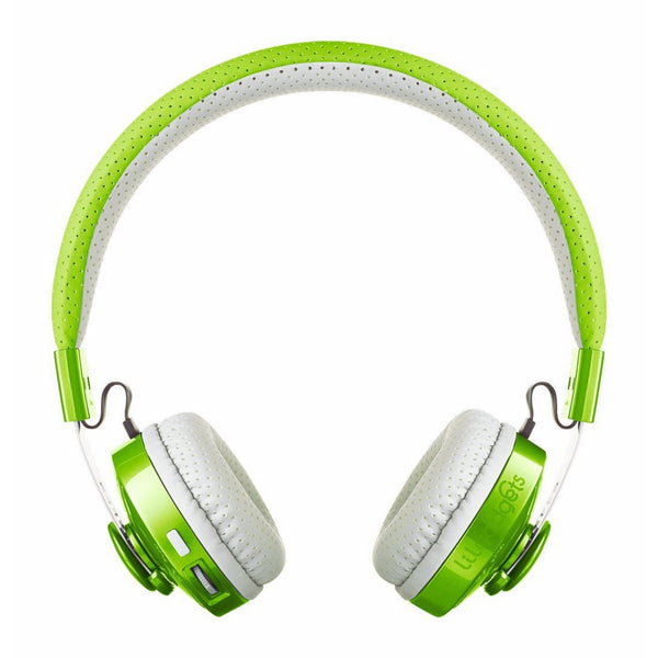 LilGadgets Untangled Pro Premium Children's Wireless Bluetooth Headphones with SharePort - Green