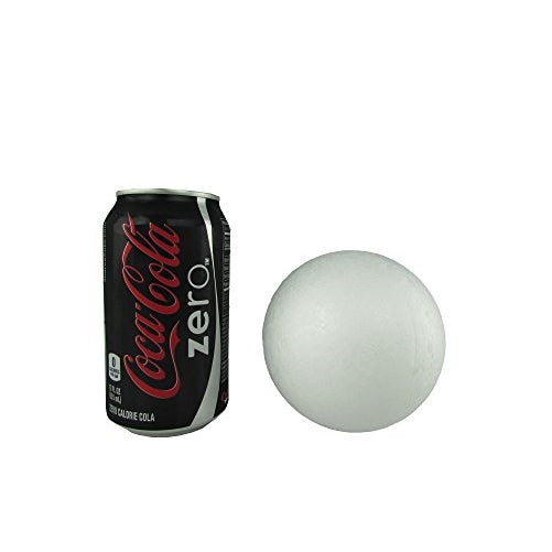 Smooth Foam Balls for Crafts and School Projects (4" Inch - 12 Balls)
