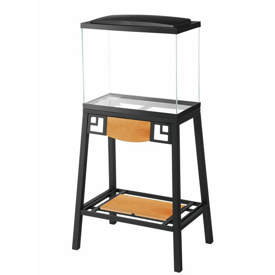 Aqueon Forge Metal Aquarium Stand, 20 by 10-Inch, Black