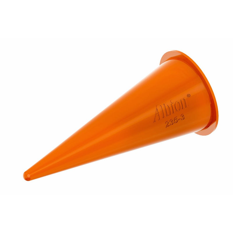 Albion Engineering 235-3(25 PACK) Orange Cone Nozzles for Albion Professional Line Caulking Guns, Pack of 25