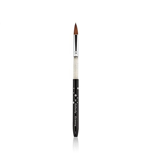 KADS 100% Kolinsky Sable Brush Professional Kolinsky Sable Acrylic Nail Brush for Acrylic Brush Size 8#