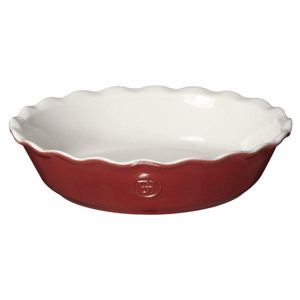 Emile Henry Made In France HR Modern Classics Pie Dish, 9", Red