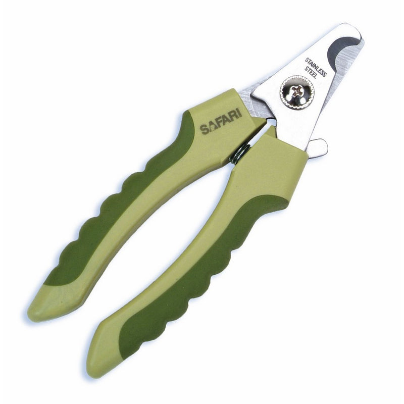 Safari Pet Products SAFARI Professional Stainless Steel Nail Trimmer, Standard Size, Dog Nail Clippers, Dog Nail Trimmer, Nail Clippers for Dogs, Dog Toenail Clippers, Comfort Grip Handle