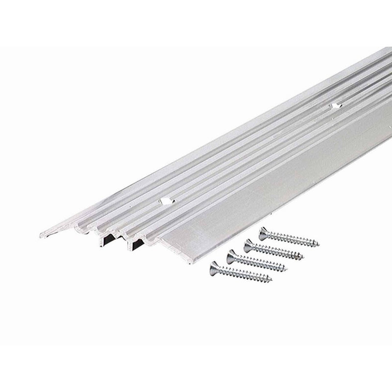 M-D Building Products 11502 Heavy Duty Fluted Top Commercial Threshold, 4-by-36 Inches, Aluminum