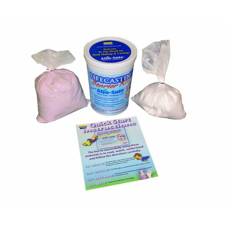 Life Casting Starter Kit With Alja-Safe Alginate