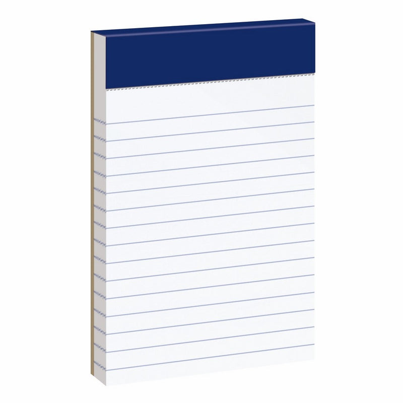 Ampad 20-208 Evidence 3" x 5" Narrow Perforated Writing Pads - White (12 Pads of 50 Sheets Each)