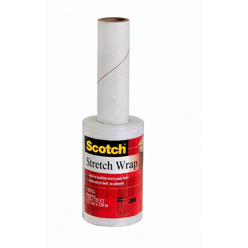 Scotch Stretch Wrap, 5 Inches x 725 Feet (8033)