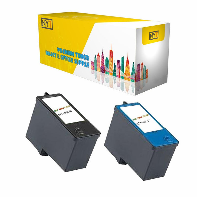 Compatible Black & Color Combo Dell Series 5 High-Capacity Ink Cartridge M4640/M4646