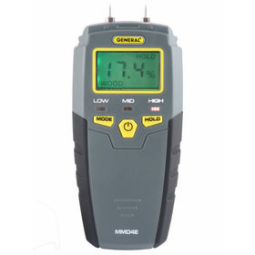 General Tools MMD4E Moisture Meter, Pin Type, Digital LCD