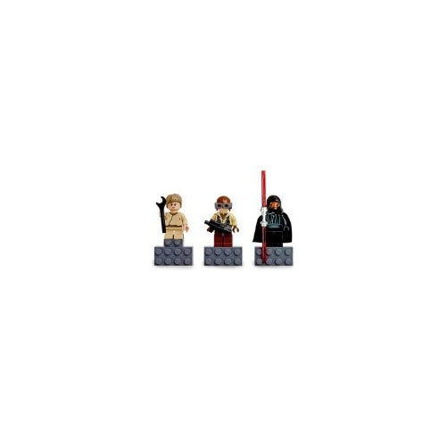 LEGO Star Wars Minifigure Magnet Set 852551 Anakin Skywalker, Naboo Fighter Pilot and Darth Maul