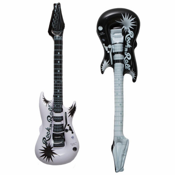 Assorted Black & White Guitar Inflate