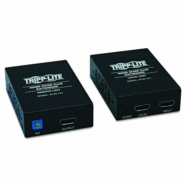 Tripp Lite HDMI over Cat5/6 Active Extender Kit, Box-Style Transmitter & Receiver for Video and Audio, 1080p 60Hz up to 150-ft., TAA (B126-1A1)