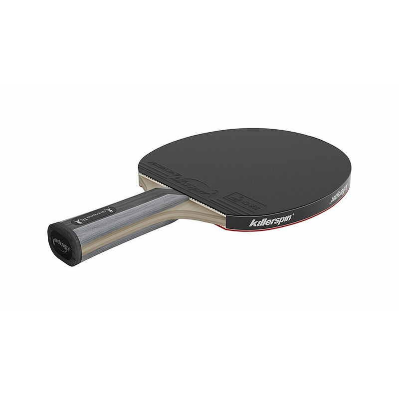 Killerspin Diamond TC Table Tennis Paddle - Professional Custom Designed Ping Pong Flared Handle Paddle With Special Nitrix 4Z Rubbers