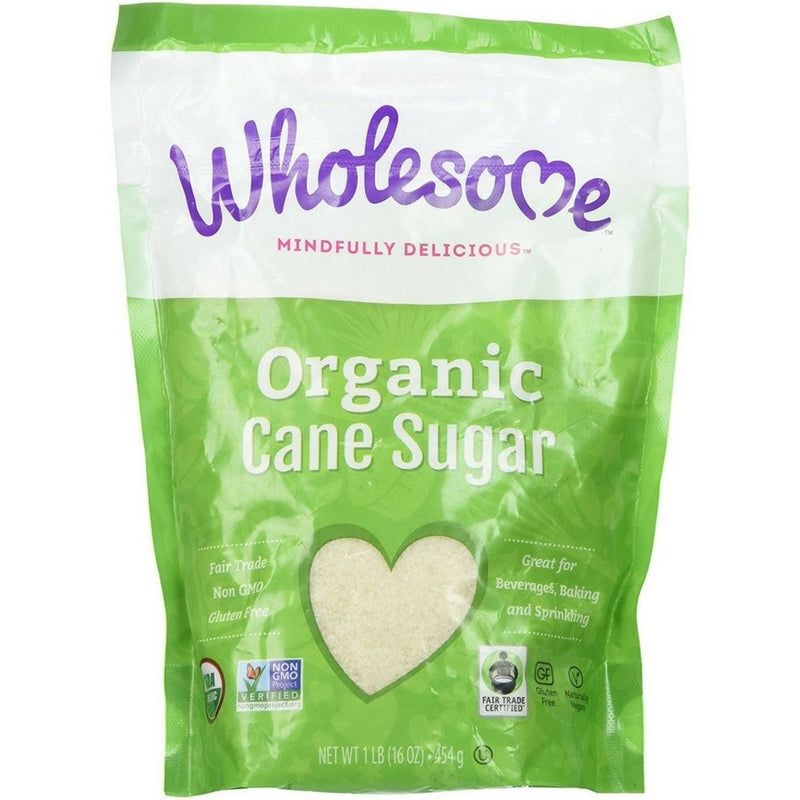 Wholesome Organic Cane Sugar 16 oz