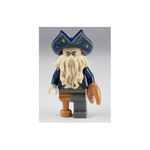 Lego Davy Jones Mini Figure Captain of the black Pearl , Pirrates of the Caribbean