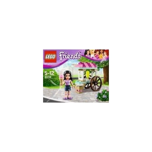 Lego Friends Polybag 30106 Emma with Ice Cream Cart Stand