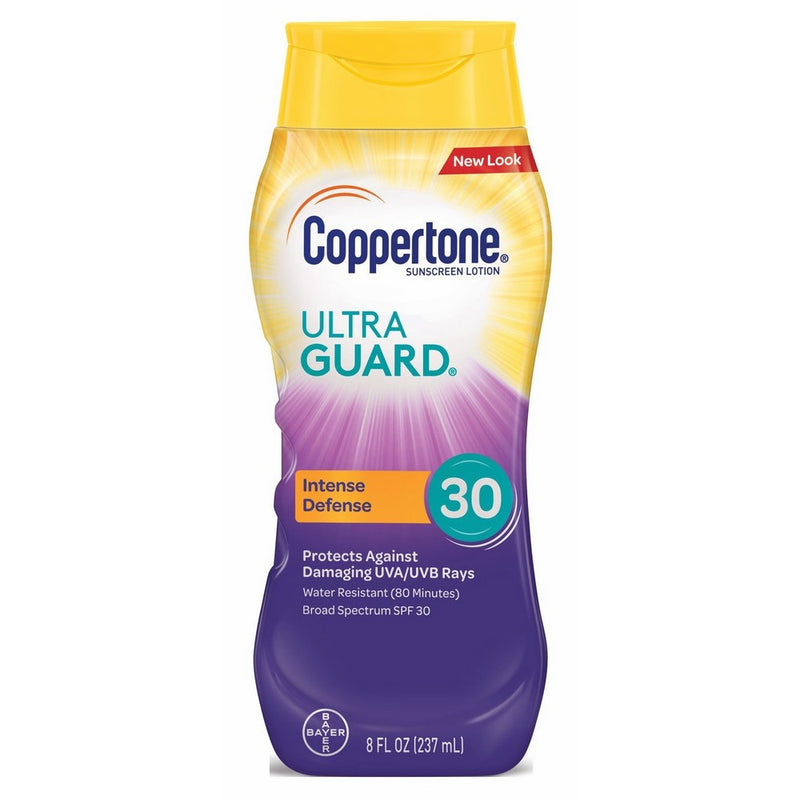 Coppertone UltraGuard Sunscreen Lotion SPF 30 8 oz (Pack of 3)