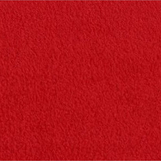 Red Anti Pill Solid Fleece Fabric, 60" Inches Wide - Sold By The Yard