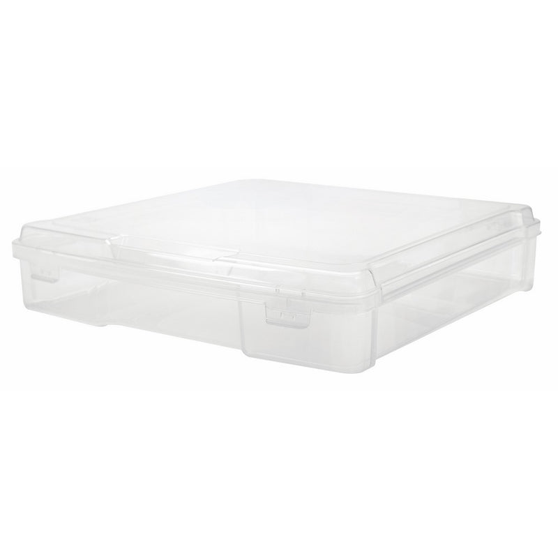 IRIS USA, Inc. IRIS 12" x 12" Portable Project Case, Clear