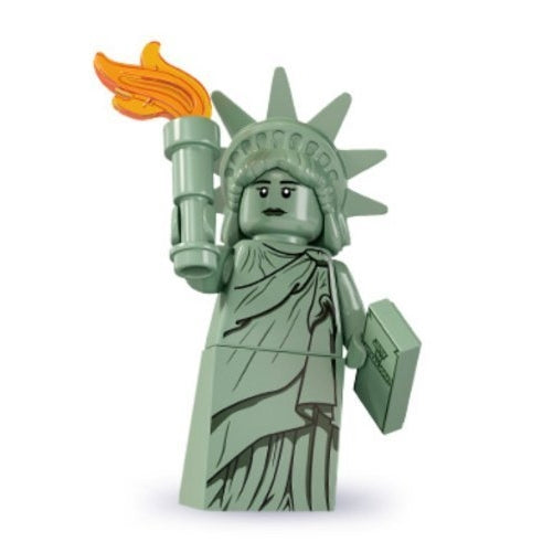 LEGO Minifigures Series 6 Lady Liberty COLLECTIBLE Figure NY Statue of Liberty National Monument Freedom