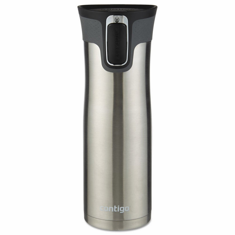 Contigo AUTOSEAL West Loop Stainless Steel Travel Mug, 20 oz, Stainless Steel
