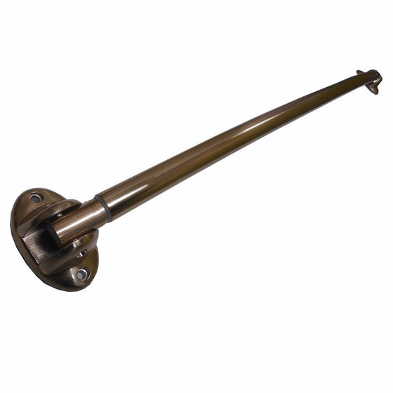 Ex-Cell Curved Shower Curtain Rod, Bronze