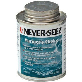 Never-Seez NMCBT-8 Black Gray Mariners Choice Anti-Seize, 8 oz. Brush Top Can