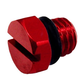 iFJF Billet Aluminum Air Bleeder Screw Replacement for GM 2001-2017 Duramax Diesel Fuel Filter(Red)