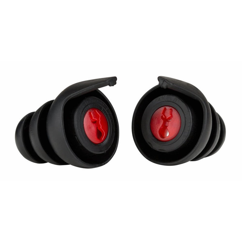 Safariland In-Ear Impulse Hearing Protection, Black/Red, Medium/Large