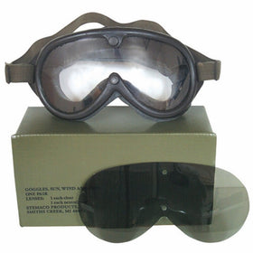 Sun, Dust & Wind Goggles US Military Type