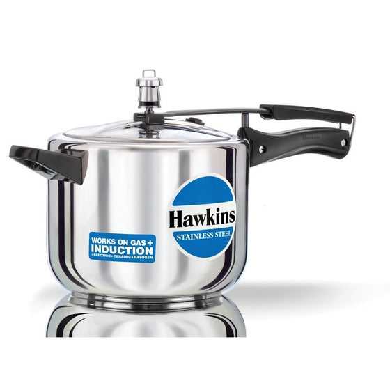 Hawkins Stainless Steel 5.0 Litre Pressure Cooker