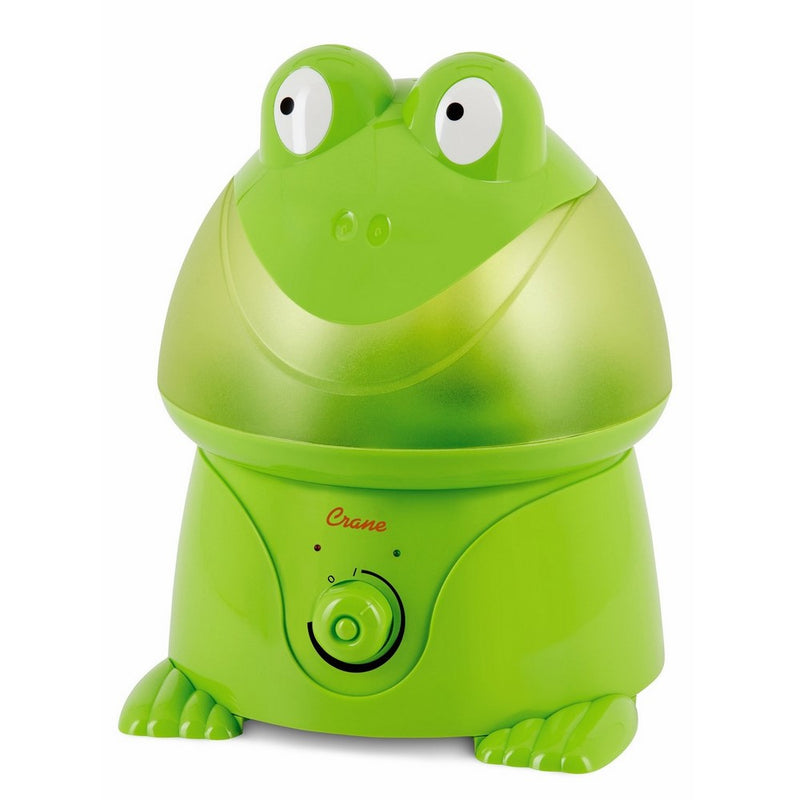 Crane USA Filter-Free Cool Mist Humidifiers for Kids, Frog