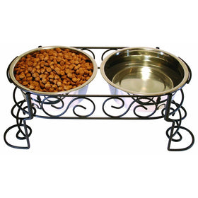 Spot Mediteranean Stainless Steel Double Diner, 3 Qt Stainless Steel