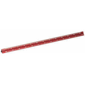Alumicolor 3000 Series 6-Inch Red Mini Aluminum Triangular Engineer Scale (3210-4)