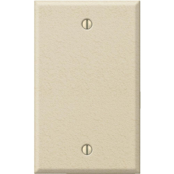 Jackson Deerfield 8IK100 Pro-Plate Single Blank Wall Plate, Ivory Wrinkle Finish