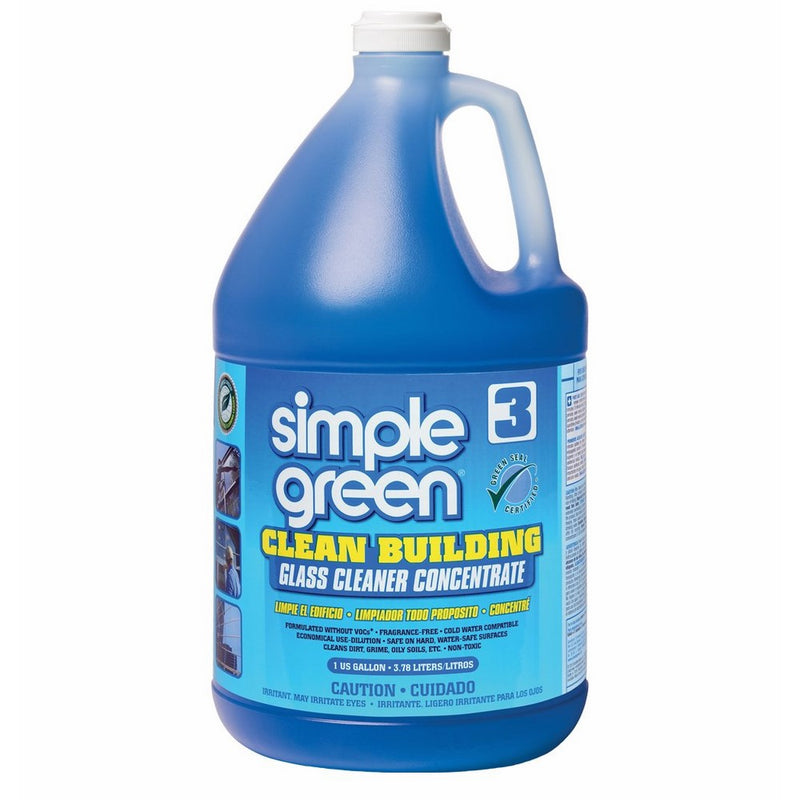 Simple Green 11301 Clean Building Glass Concentrate Cleaner, 1 Gallon Bottle