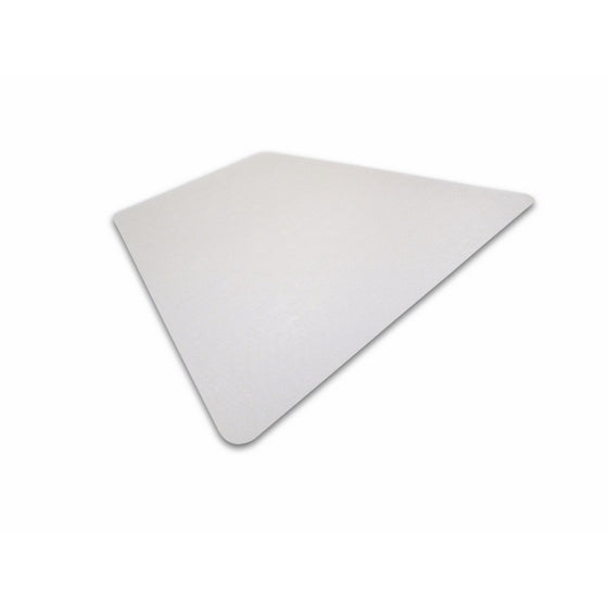 Cleartex Ultimat, Corner Workstation Chair Mat, Polycarbonate, For Hard Floors, 48" x 60" (FR1215019TR)