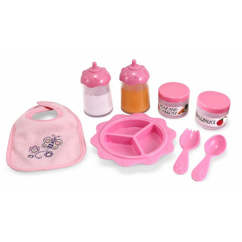 Melissa & Doug Mine to Love Time to Eat Doll Accessories Feeding Set (8 pcs)