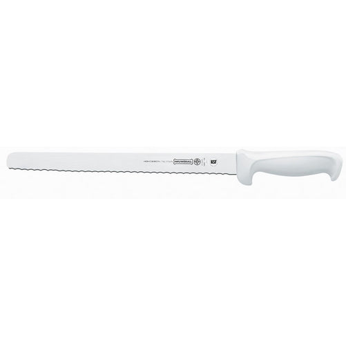 Mundial W5627-12E 12-Inch Serrated Edge Slicing Knife, White