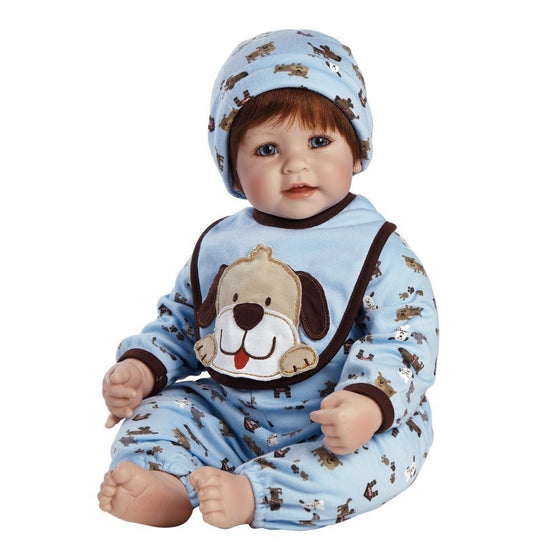 Adora Toddler WOOF! 20" Boy Weighted Doll Gift Set for Children 6 Huggable Vinyl Cuddly Snuggle Soft Body Toy