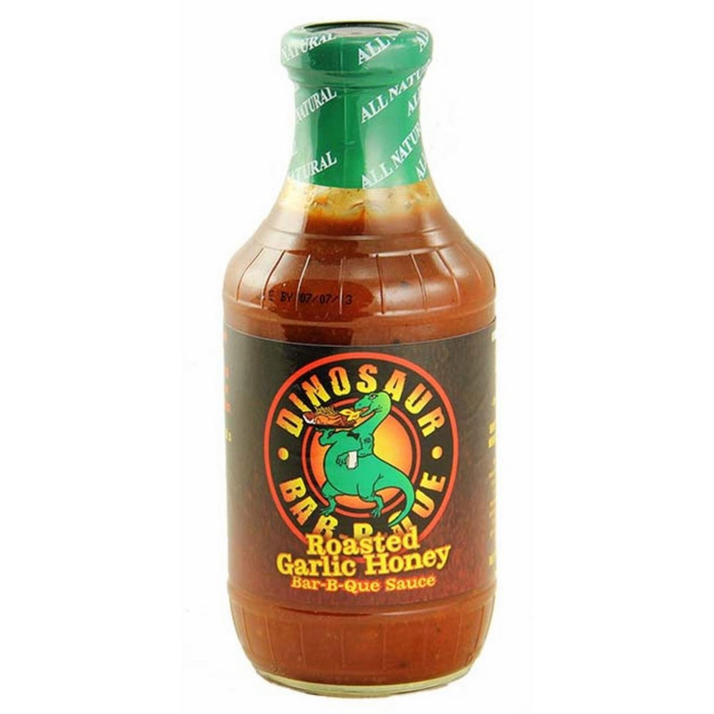 Dinosaur Bar-B-Que Roasted Garlic Honey BBQ Sauce 19oz.