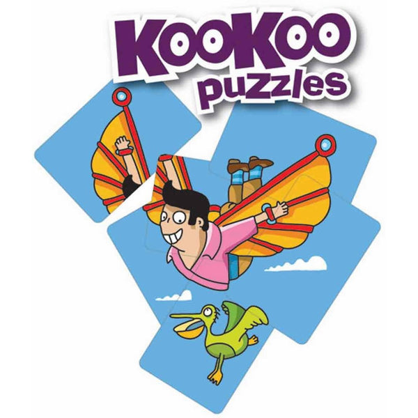 Fat Brain Toys KooKoo Puzzles - Funny Fliers