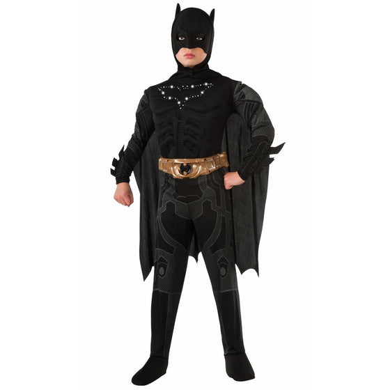 Batman Dark Knight Rises Child's Deluxe Light-Up Batman Costume with Mask and Cape - Small